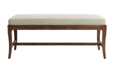 Modern Upholstered Wood Bench