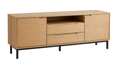 Modern Wooden Media Console