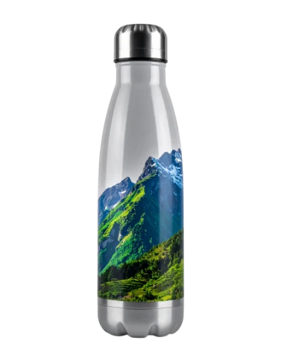 Mountain Print Water Bottle