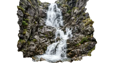 Mountain Waterfall Cascade