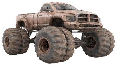 Muddy Monster Truck