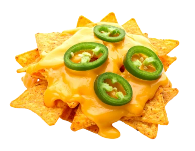 Nachos With Cheese Jalapenos