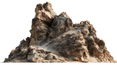 Natural Mountain Rock Formation