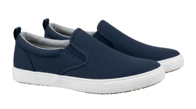 Navy Blue Slip On Shoes