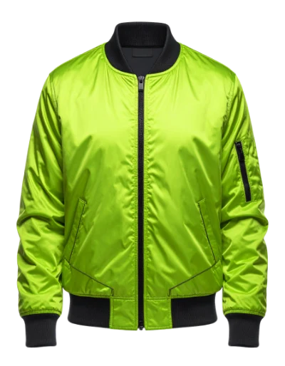 Neon Green Bomber Jacket