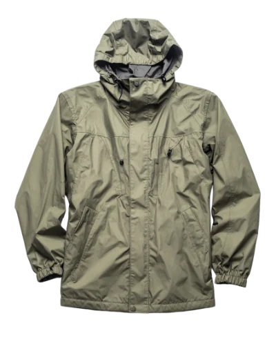 Olive Green Rain Jacket