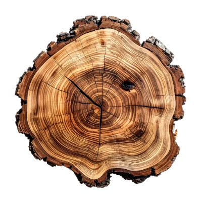 Olive Wood Cross Section