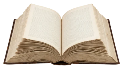 Open Hardcover Book