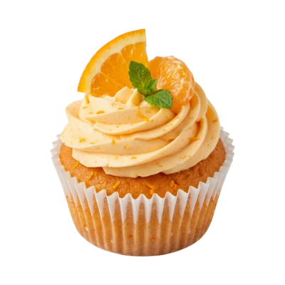 Orange Cream Cupcake