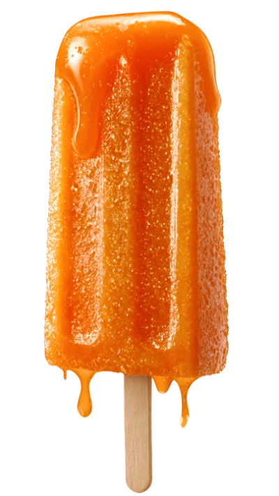 Orange Fruit Popsicle