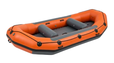 Orange Inflatable Raft