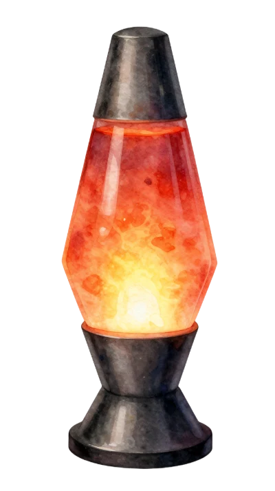 Orange Lava Lamp