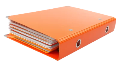 Orange Office Binder