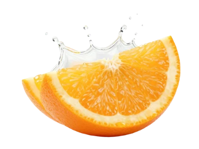 Orange Slice With Splash