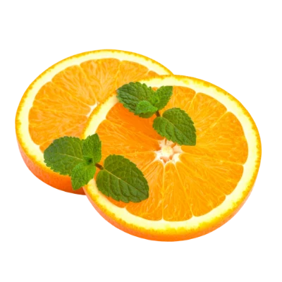 Orange Slices With Mint