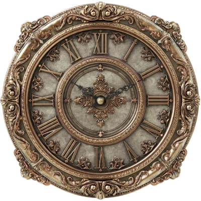 Ornate Antique Wall Clock