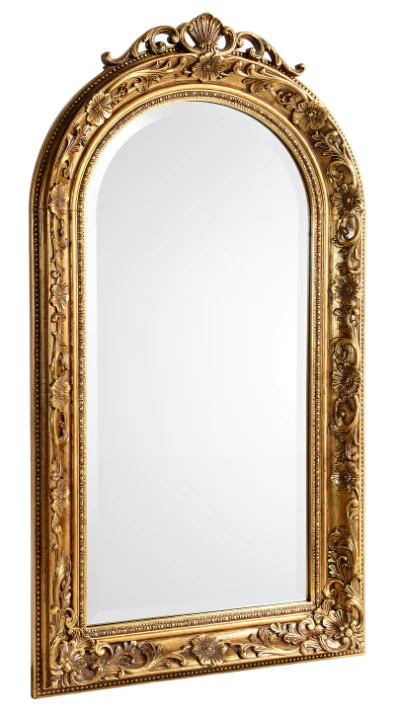 Ornate Gold Arch Mirror