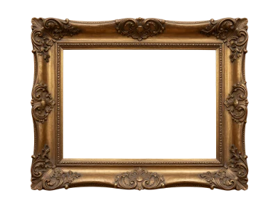 Ornate Gold Picture Frame