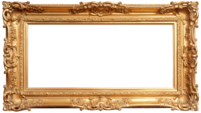 Ornate Gold Picture Frame