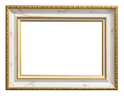 Ornate Marble Picture Frame