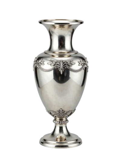 Ornate Silver Vase