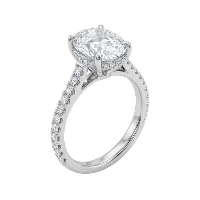 Oval Diamond Engagement Ring