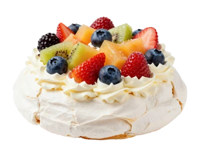 Pavlova Fruit Meringue Cake