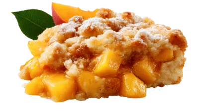 Peach Crumble Dessert