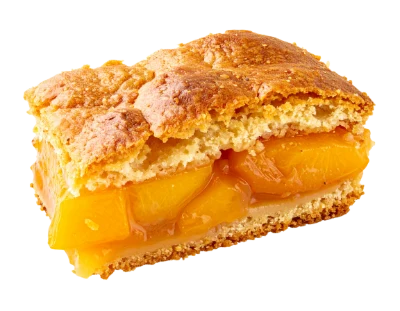 Peach Fruit Pie Slice