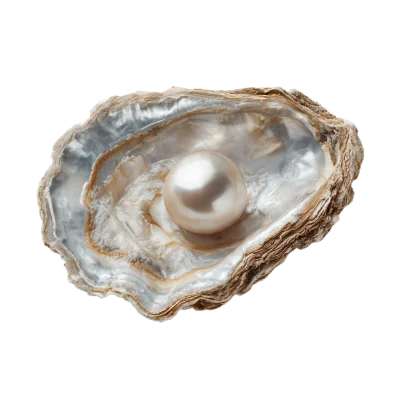 Pearl In Oyster Shell