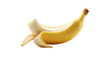 Peeled Fresh Banana