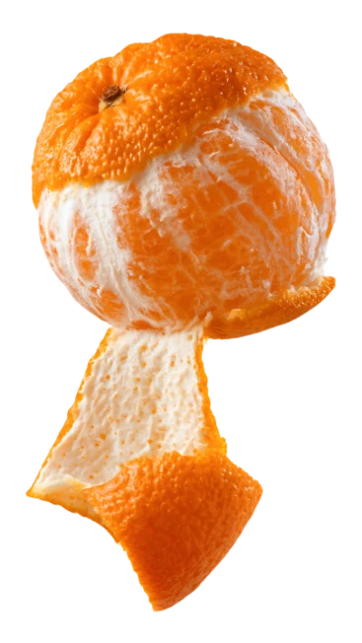 Peeled Fresh Mandarin Orange