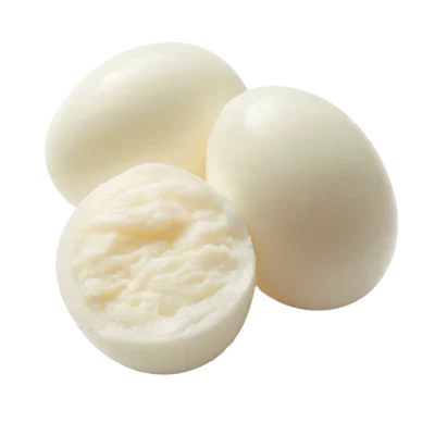 Peeled Hard Boiled Eggs