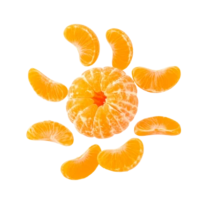 Peeled Mandarin Orange Segments