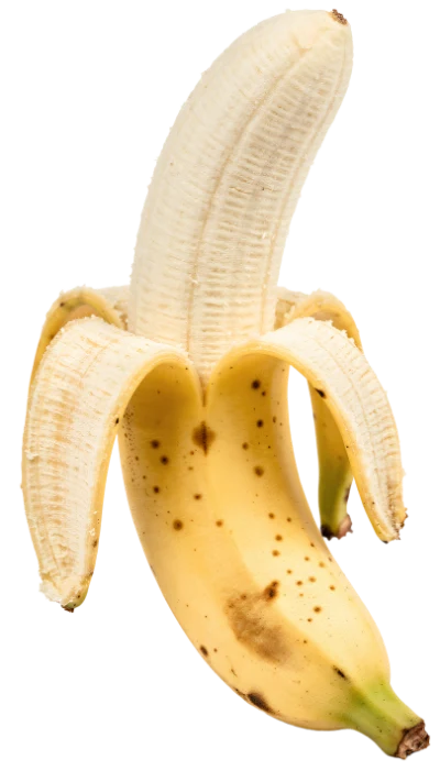 Peeled Ripe Banana