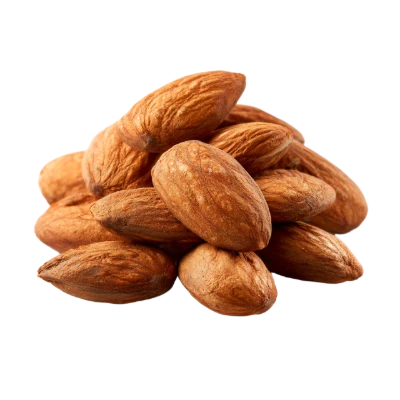 Pile Of Raw Almonds