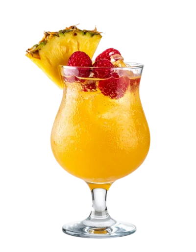 Pineapple Raspberry Fruit Cocktail
