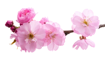 Pink Cherry Blossom Branch
