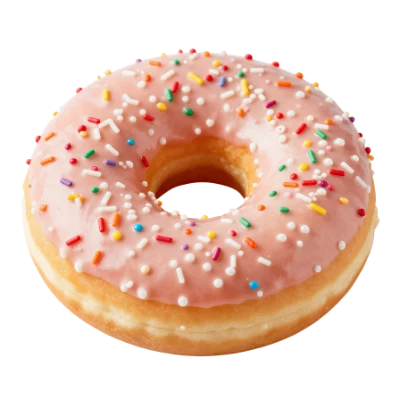 Pink Glazed Donut