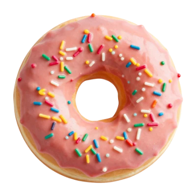 Pink Glazed Donut