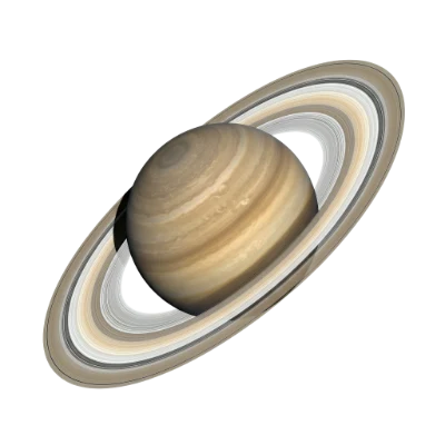 Planet Saturn With Rings