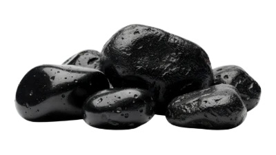 Polished Black Stones