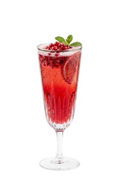Pomegranate Sparkling Cocktail