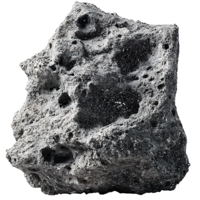 Porous Volcanic Scoria Rock