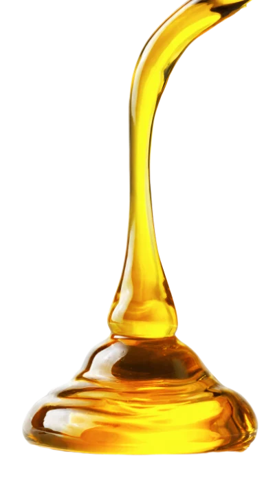 Pouring Golden Cooking Oil