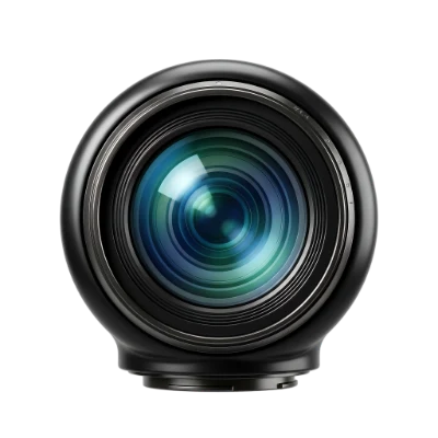 Professional Camera Lens 3D Render
