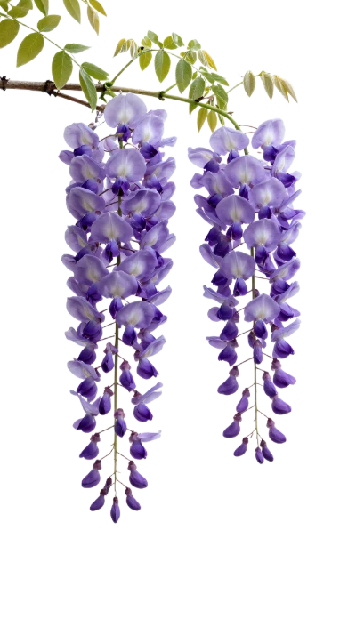 Purple Wisteria Flowers