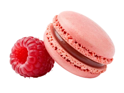 Raspberry Macaron Cookie