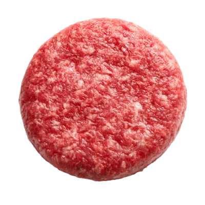 Raw Beef Burger Patty