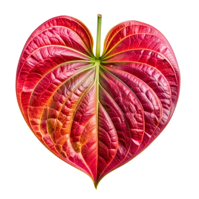 Red Anthurium Leaf